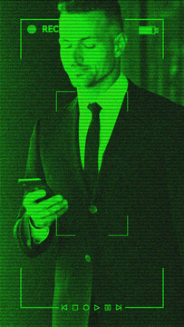 Premium Overlays Night Vision 6 VERTICAL &ndash; Military Camera Effects, Green Tactical HUD Overlays and Surveillance Visual Styles for Cinematic Video Editing	