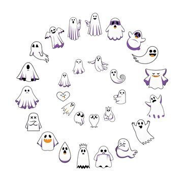 Circle of Spooky Spirits