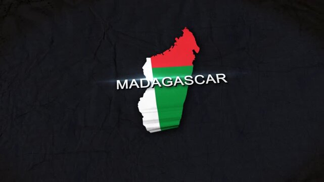 Madagascar Map Animation 4K