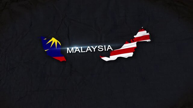 Malaysia Map Animation 4K