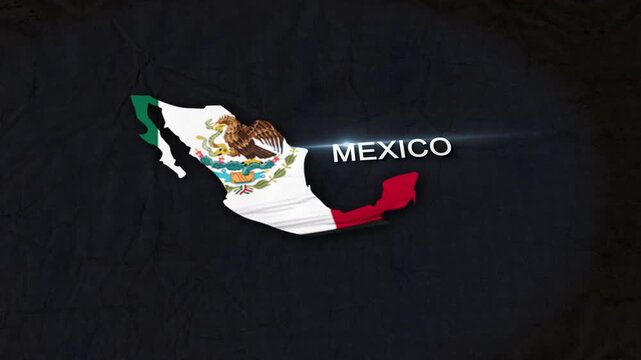 Mexico Map Animation 4K