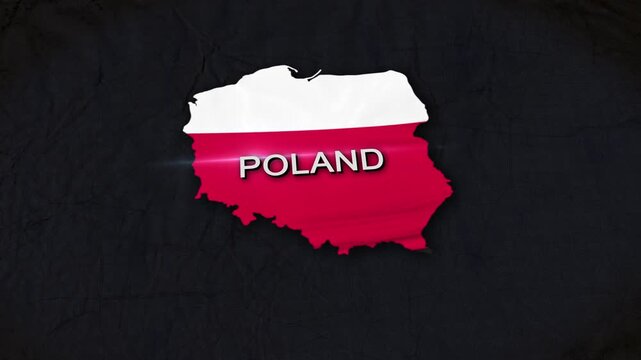 Poland Map Animation 4K