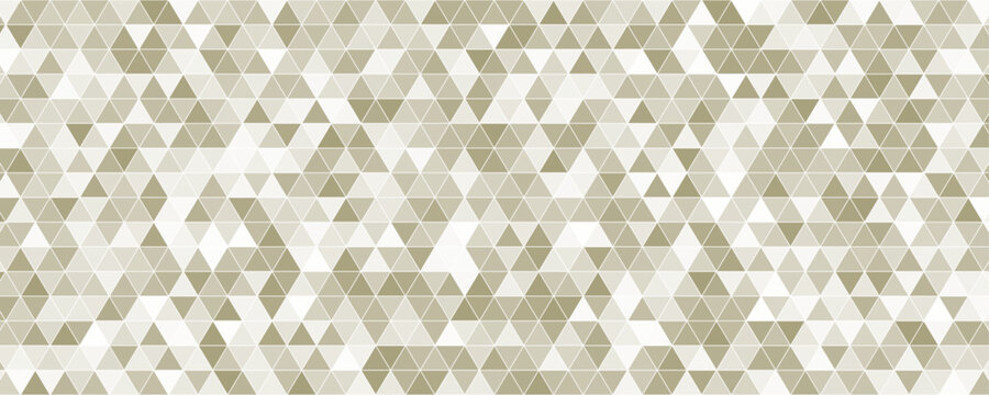 Background pattern, geometric abstract polygon shape. Vector modern brown minimal mosaic tile, triangular diamond line
