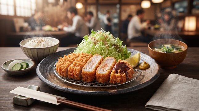 Japanese Tonkatsu pork cutlet ca