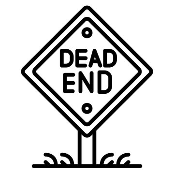 Dead End Icon