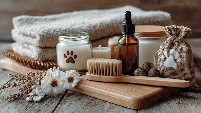 Luxury Spa Still Life with Soft White Towels Candles Natural Soap Bath Salt Flowers and Aromatherapy Essentials for Wellness Relaxation and Beauty Treatment