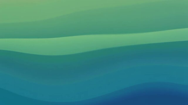 Abstract Blue and Green Wave Background with Flowing Water Texture, Modern Vector Design, Ocean Inspired Curves and Dynamic Light Pattern for Elegant Wallpaper and Creative Backdrop