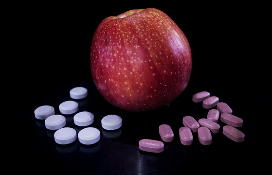 An apple a day keeps the doctor and medicine away.