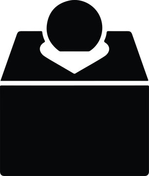 Donation Box Heart Coin Slot Charity Vector Icon For Non-Profit Logo