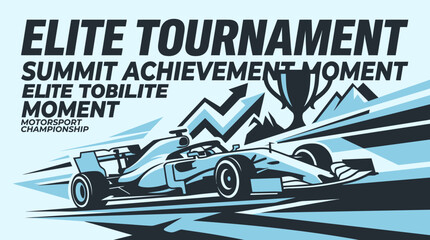 Obraz premium Elite Motorsports Championship Summit Achievement Trophy