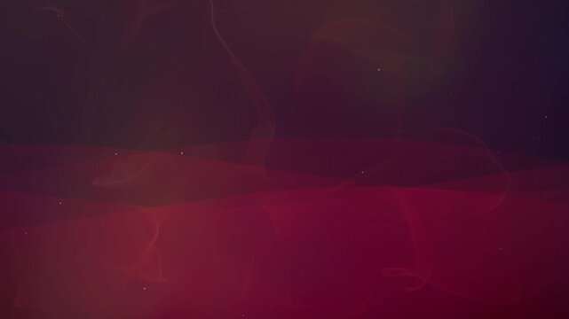 Abstract dark red background with flowing smooth curves and light dust