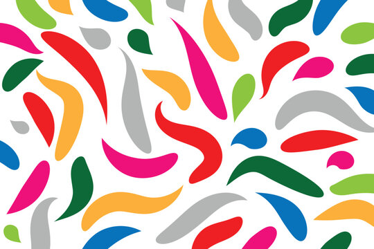 Fluid Colorful Abstract Background with Dynamic Organic Shapes