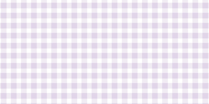 Violet and white plaid fabric texture background. Art