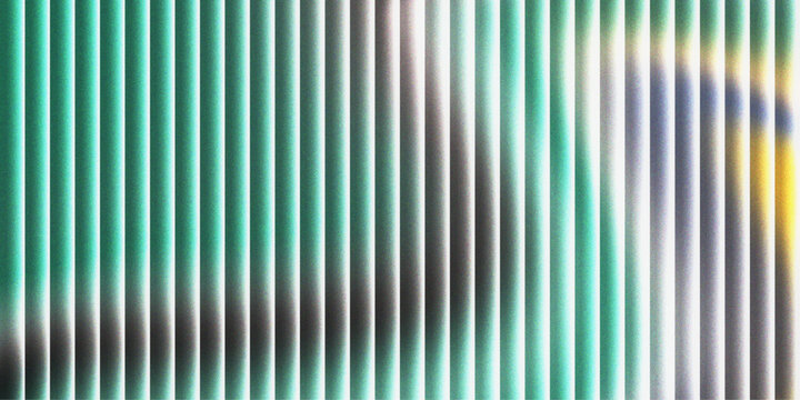 Abstract background with vertical gradient stripes in green, yellow, and blue