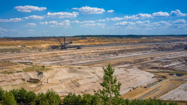 Braunkohle Tagebau Etzweiler bei Bergheim