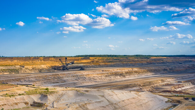 Braunkohle Tagebau Etzweiler bei Bergheim