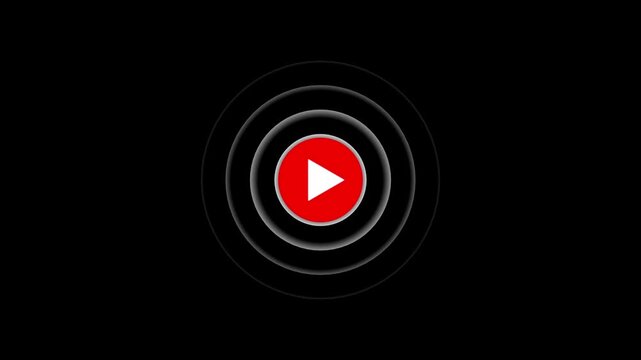 Play Button. Live Streaming video player. play ico. Press to play.