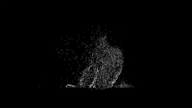 a Water Splash Rotation