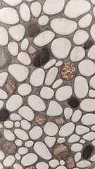 mosaik batu koral/kerikil alami © Karmila