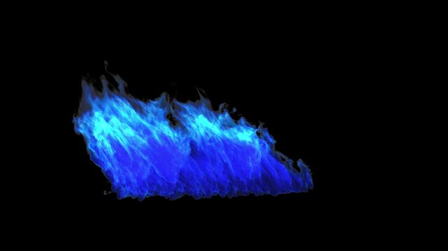 A blue Flamethrower