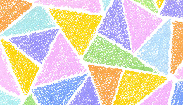 Multicolor pastel textures as abstract patchwork background, positive wallpaper, geometric pattern, art print with high detail.