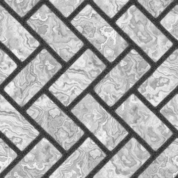 Seamless pattern of polished natural sandstone tiles stitched together with clay.