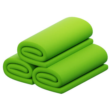 Dadar Gulung Indonesian Rolled Pancakes 3d Illustration