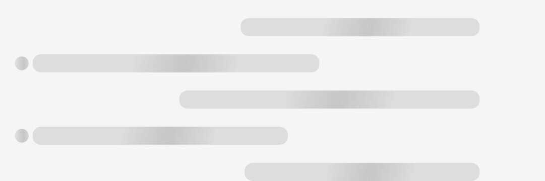 Loading page skeleton full layout placeholder. Isolated transparent PNG loading bar overlay for Photoshop and video.