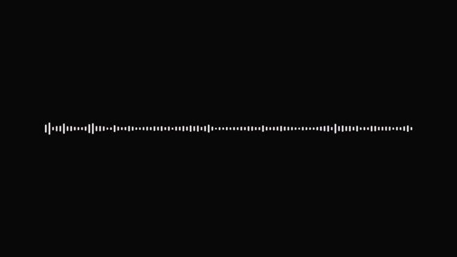 White sound wave animation, audio spectrum visualizer, music frequency equalizer, voice waveform effect, black background, seamless loop, transparent style, 4k background
