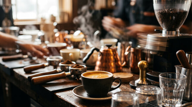Coffee Tasting Class Workshop with Multiple Cups
