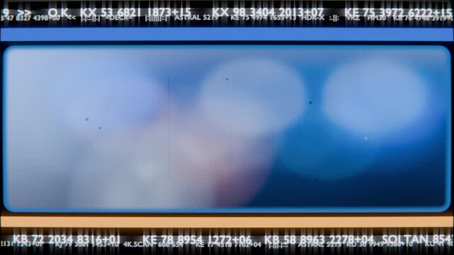 Telemetry updating causing rounded panel moving bokeh, orange bar and specks on screen for readout