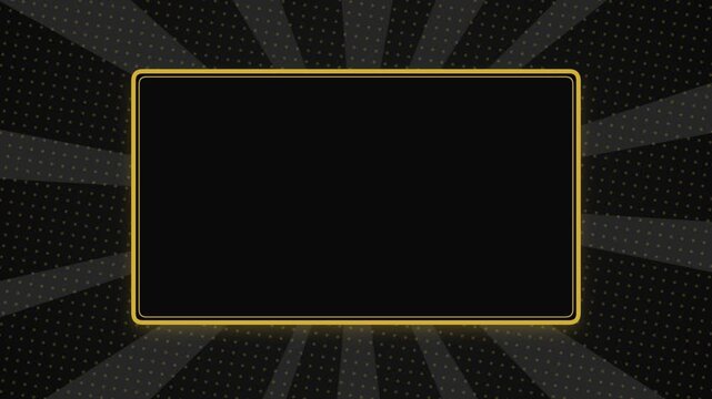 Comic sunburst motion background with radial lines on green screen for video editing