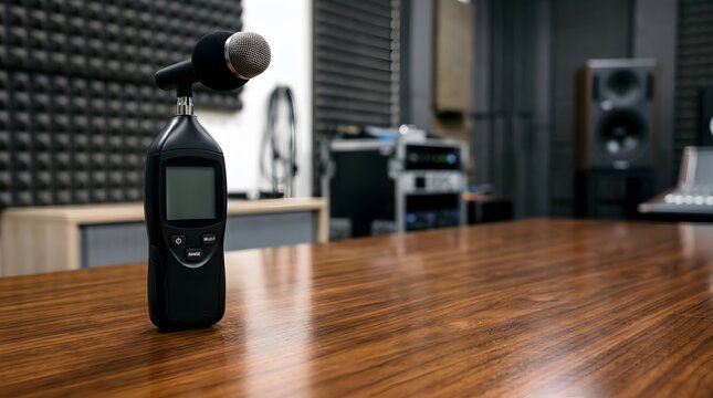 professional digital sound level meter for workplace noise assessment acoustic testing environmental monitoring industrial safety compliance and precision decibel measurement
