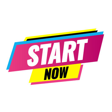 Start Now PNG, Start Your Journey, Launch Today, Quick Action Button, Success Badge