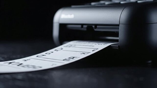 Thermal label printer producing shipping labels for e-commerce logistics and warehouse inventory management systems
