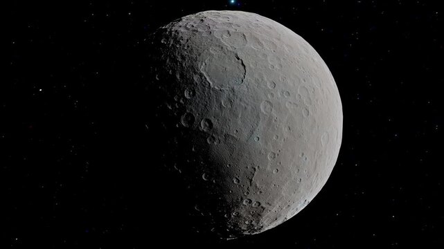 Ceres Dwarf Planet - Asteroid Belt Object Orbit 4K 60fps