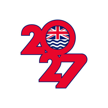 2027 banner with British Indian Ocean Territory flag inside.