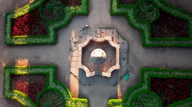 Aerial View of Jardim dos Sentimentos, Porto, Portugal