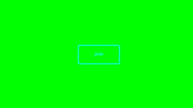 A glowing neon button with the word 'Next' written on it, isolated on a vibrant green screen background.