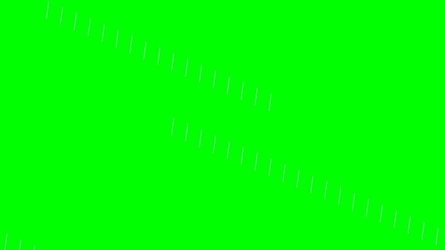 Abstract green background with diagonal white lines creating a sense of movement and energy.