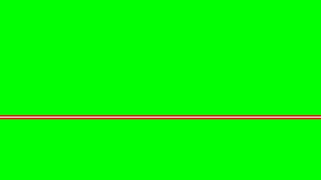 A simple horizontal line in a vibrant green background, perfect for graphic design.