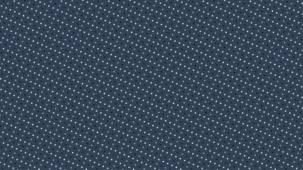 Geometric polka dot seamless pattern, navy blue and white, nautical or corporate background design © Nata