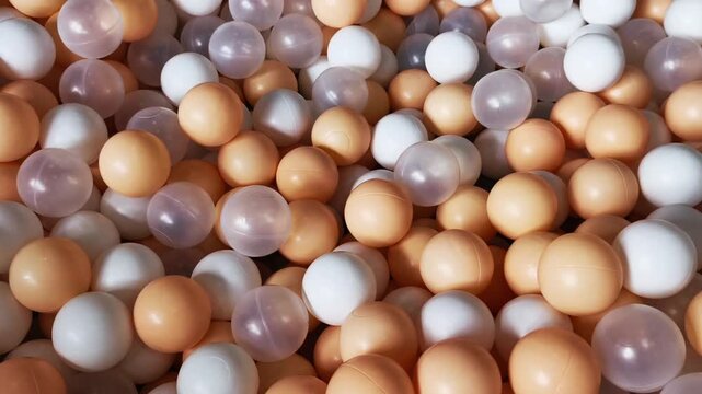 Detailed Close-up View of Multicolored Plastic Polymer Pellets and Raw Industrial Granules for Manufacturing