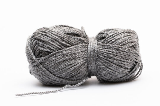 A ball of acrylic yarn for crocheting and knitting
