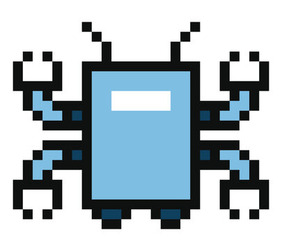 Engineer robot cybog or ai humanoid with bot,toy,artificial intelligence,pixe,cartoon.
