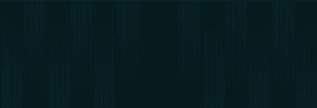 Dark Teal Vertical Glowing Lines Abstract Background with Futuristic Digital Texture, Modern Technology Gradient Backdrop for Cyber and Business Design