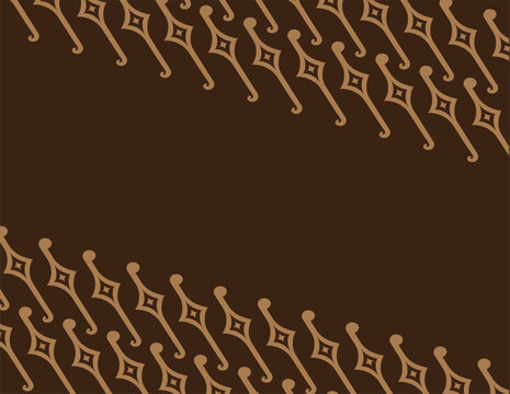 javanese batik parang creation. modern heritage concept