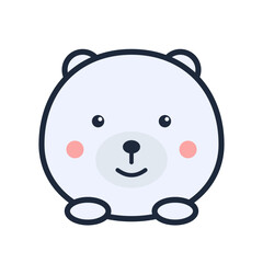 Kawaii Polar Bear © chalaka