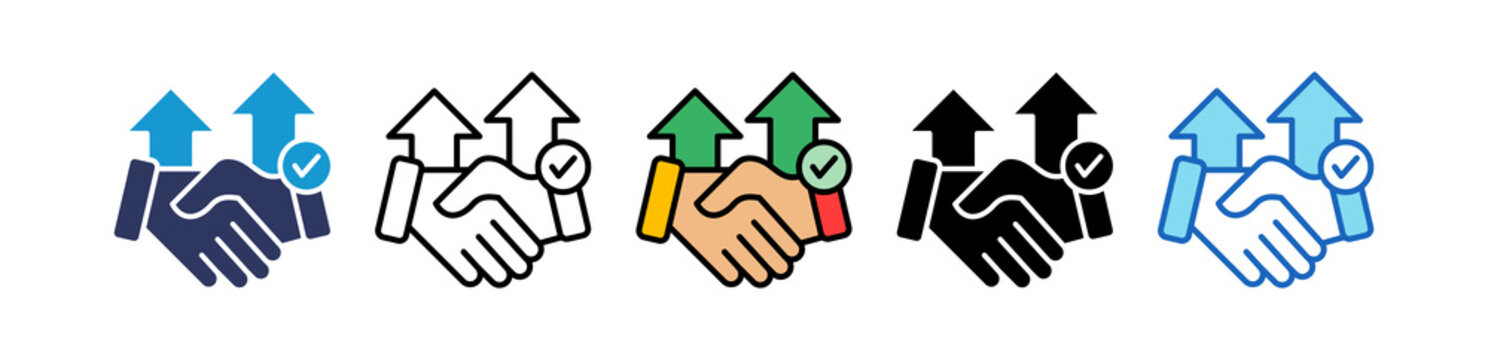 Trust Building multiple icon