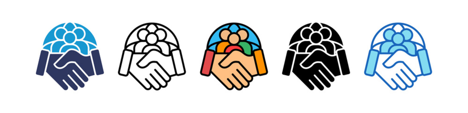 Trusted Organization multiple icon